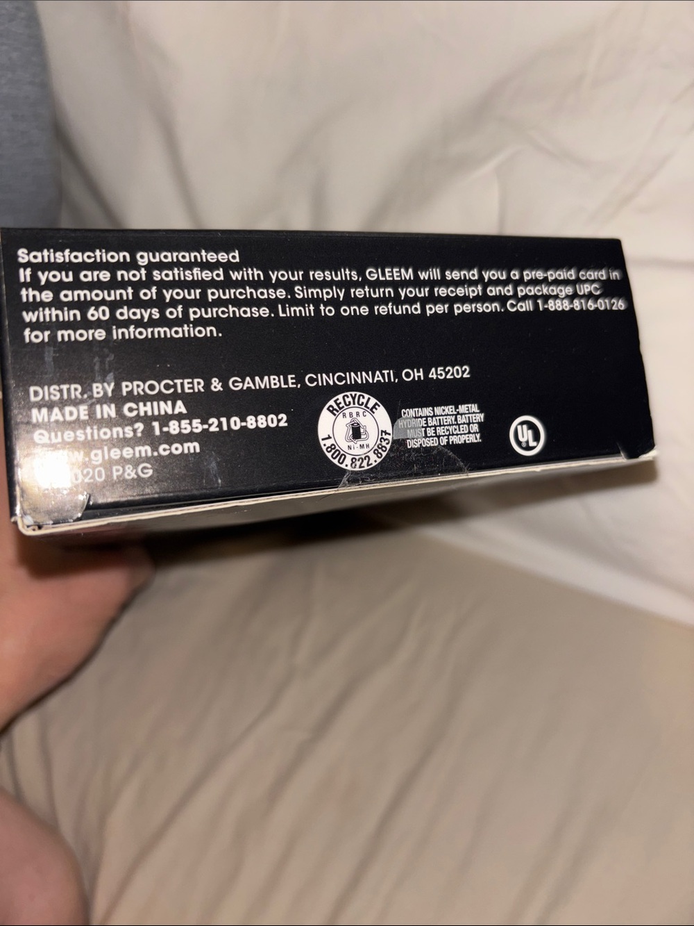 Gleem Black Rechargeable Sonic Toothbrush - Picture 6 of 6